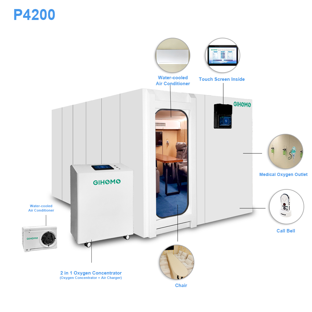 微信图片_20250320105932 hyperbaric oxygen chamber with air conditioner, chair and table