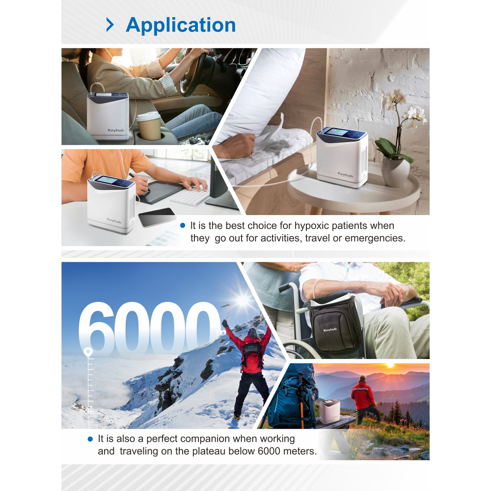 Home Use Oxygen Concentrator application