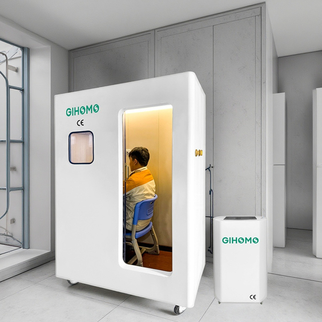 One Sitting Studying Hard Shell Hyperbaric Oxygen Chamber with Sliding Door