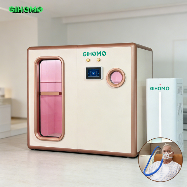 R1200M 1.3-1.5ATA One Person Hard Shell Hyperbaric Oxygen Chamber with BIBS System