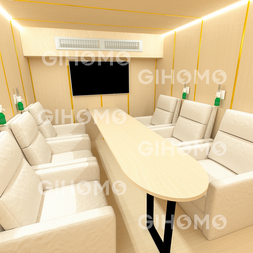 six person oxygen chamber with TV