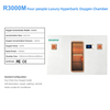 R3000M 1.3ATA 4-Person Hyperbaric Oxygen Chamber with BIBS System for Wellness Centers