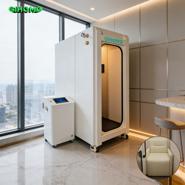 High Quality Spa Oxygen Therapy Sitting Hard Shell Chamber for Adults