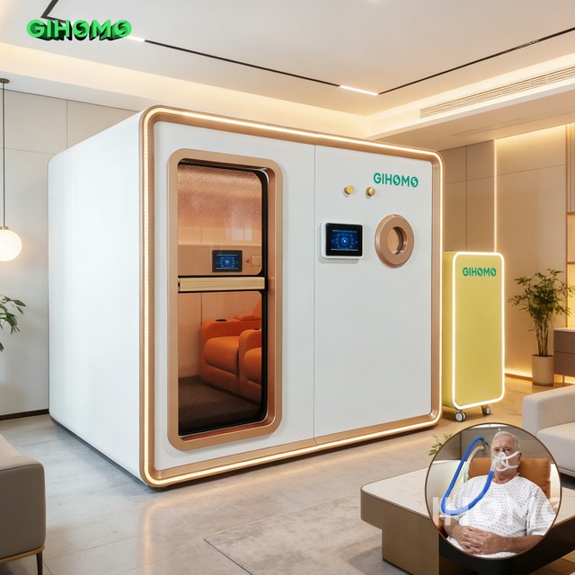 Y1800M 1.3-1.5ATA Two Sitters Hard Shell Hyperbaric Chamber with BIBS System