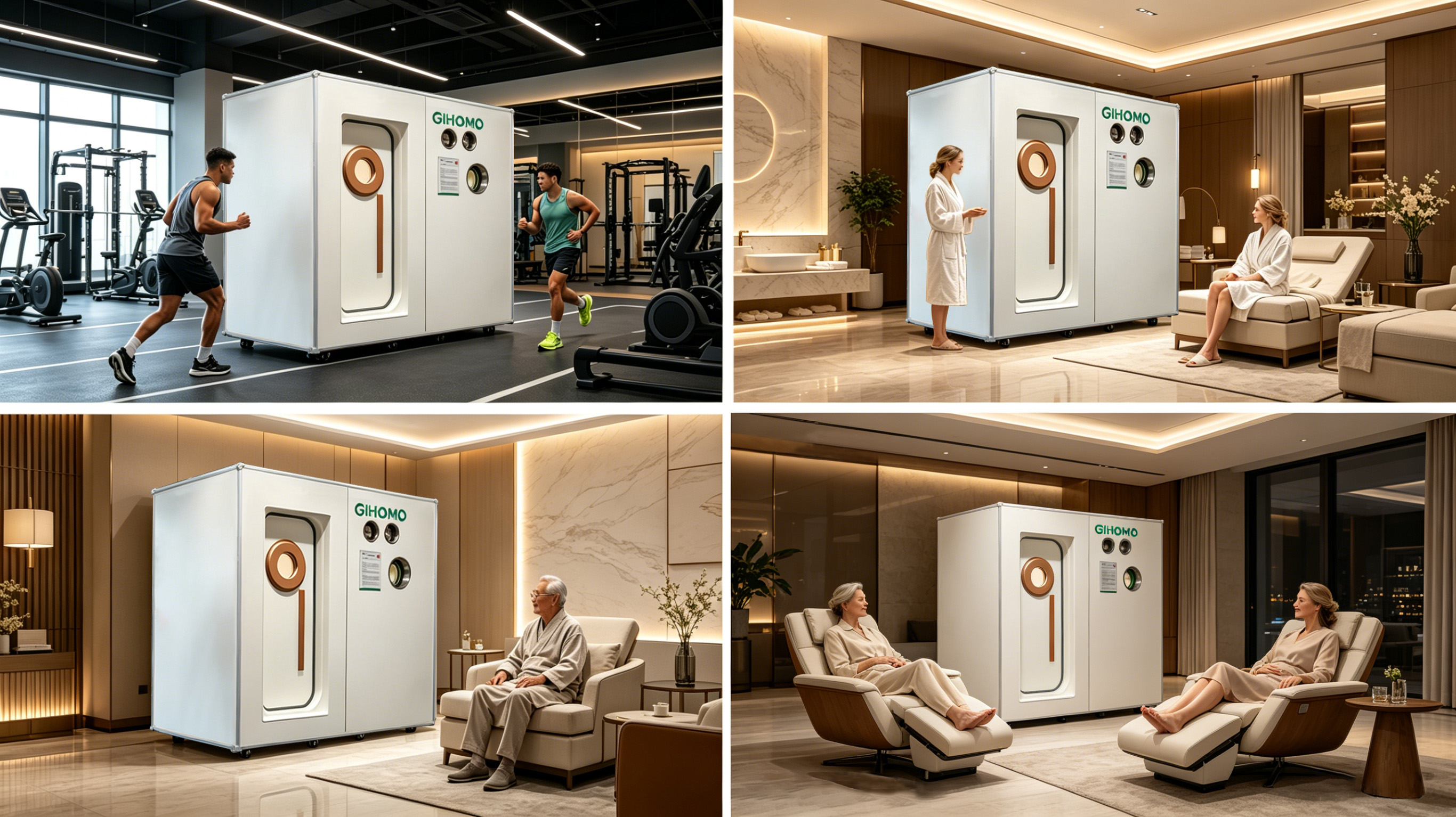 Commercial use cases of hyperbaric chamber for rapid recovery, post-surgical recovery and stroke wellness support