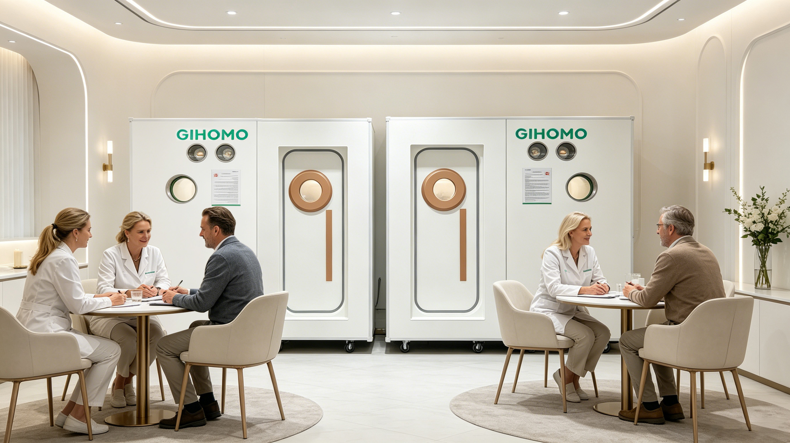 Hard shell 2.0ATA hyperbaric oxygen chamber for commercial wellness center and hyperbaric oxygen therapy service